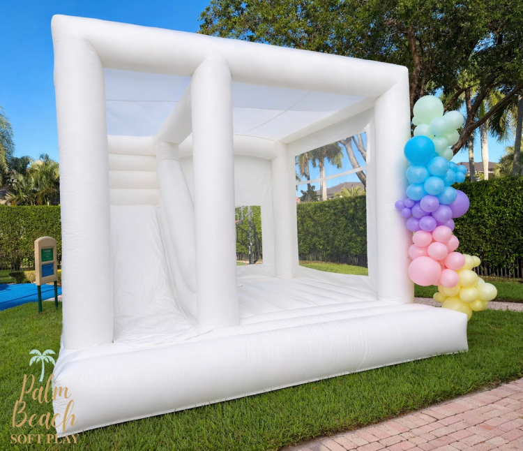 White Bounce Houses